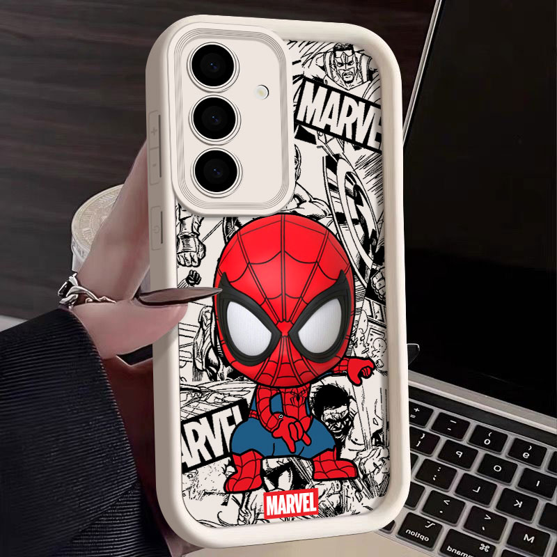 Samsung Galaxy S24 - Fundas bonitas de Marvel Spiderman para