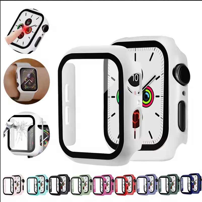 Smartwatch Case - Cubierta de vidrio templado para Apple
