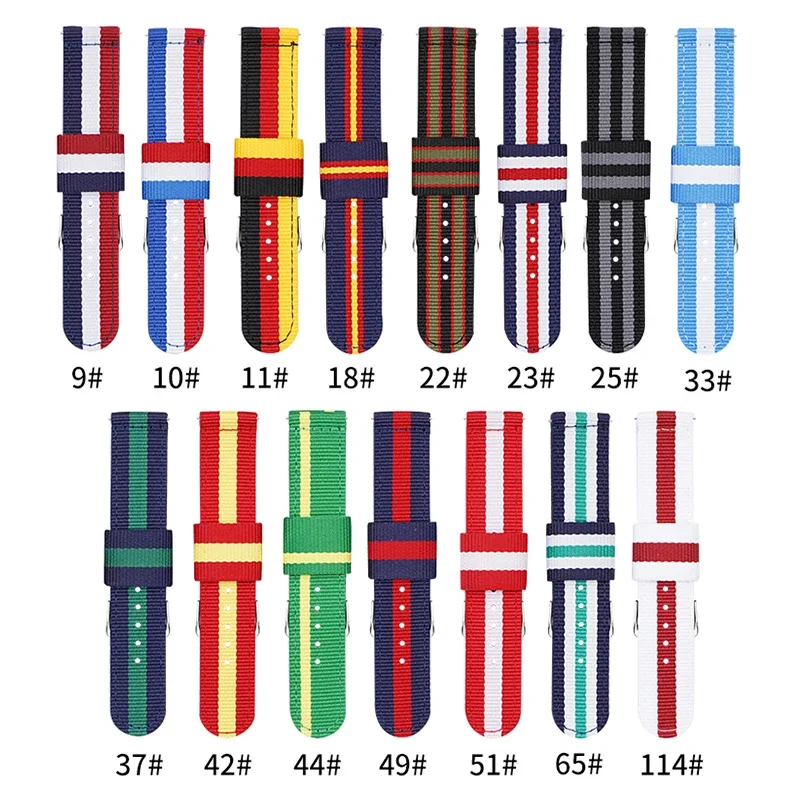 Nylon Nato Strap - Correa de nailon tejido de 20mm