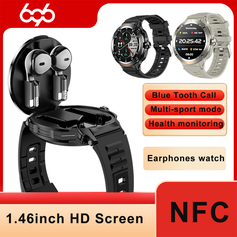 Smartwatch Headset - Reloj 2 en 1 auriculares reloj