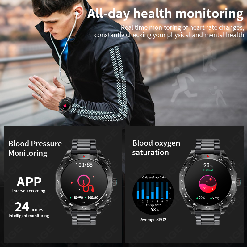 Reloj Inteligente LIGE con Aur - Smartwatch Headset reseña y precio