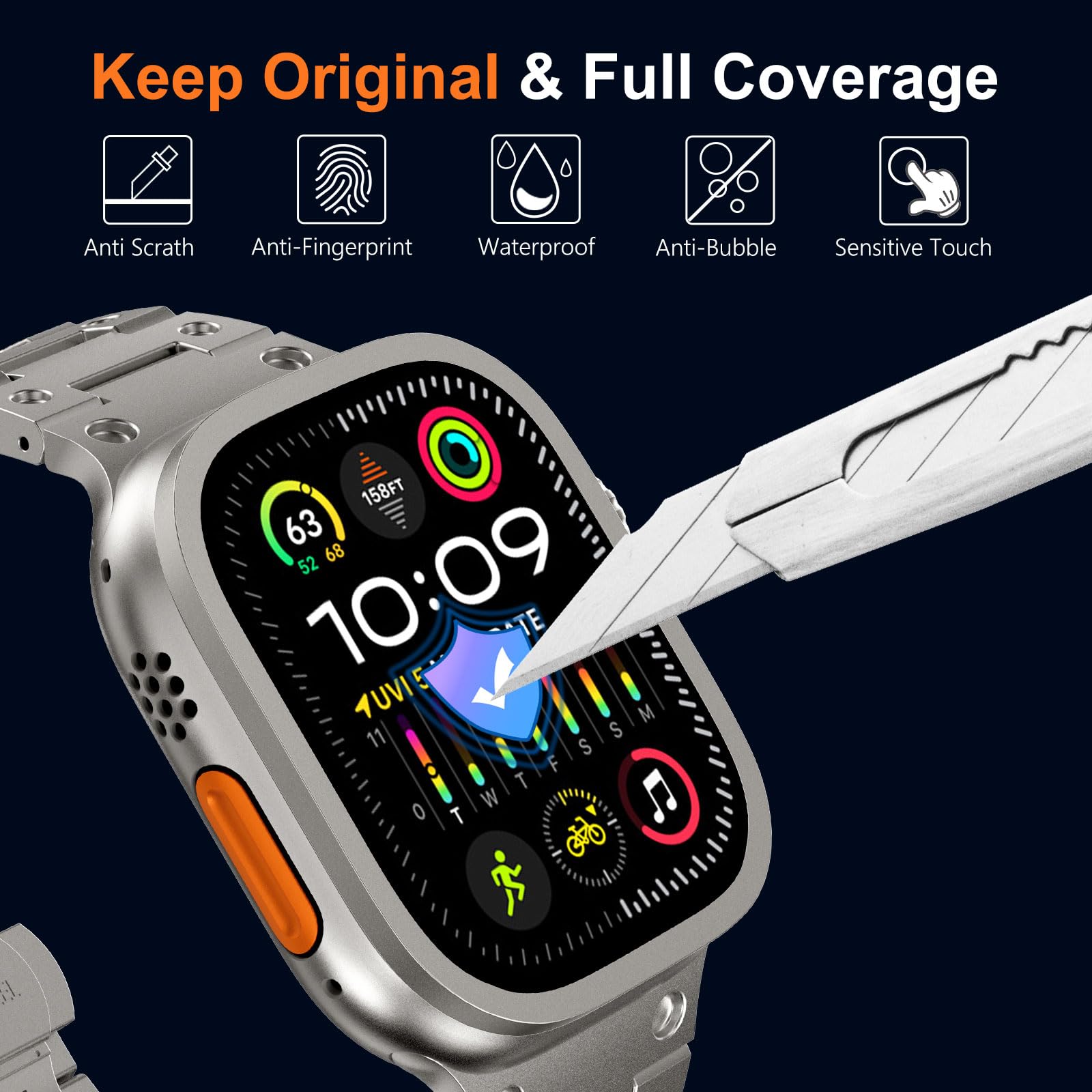 Vidrio templado para Apple Wat - Smartwatch Case reseña y precio