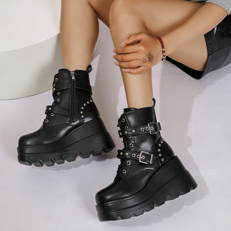 Botines de Cuero para Mujer, N - Leather Classic Strap reseña y precio