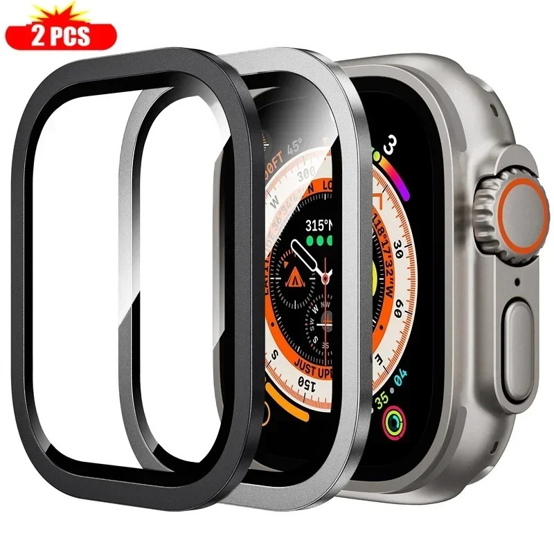 2 uds vidrio templado para App - Smartwatch Case reseña y precio