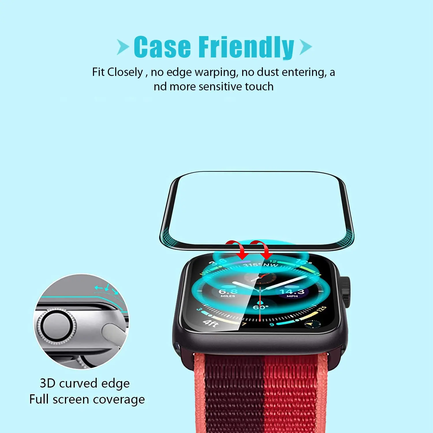 Protector de Pantalla 3D de Vi - Smartwatch Case reseña y precio