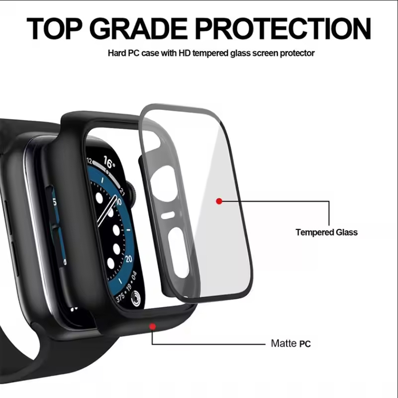 Cubierta de vidrio templado pa - Smartwatch Case reseña y precio