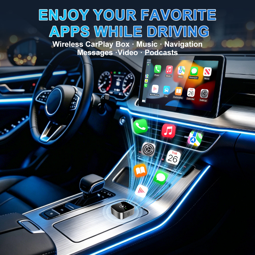Adaptador Inalámbrico CarPlay  - Smartwatch Universal reseña y precio