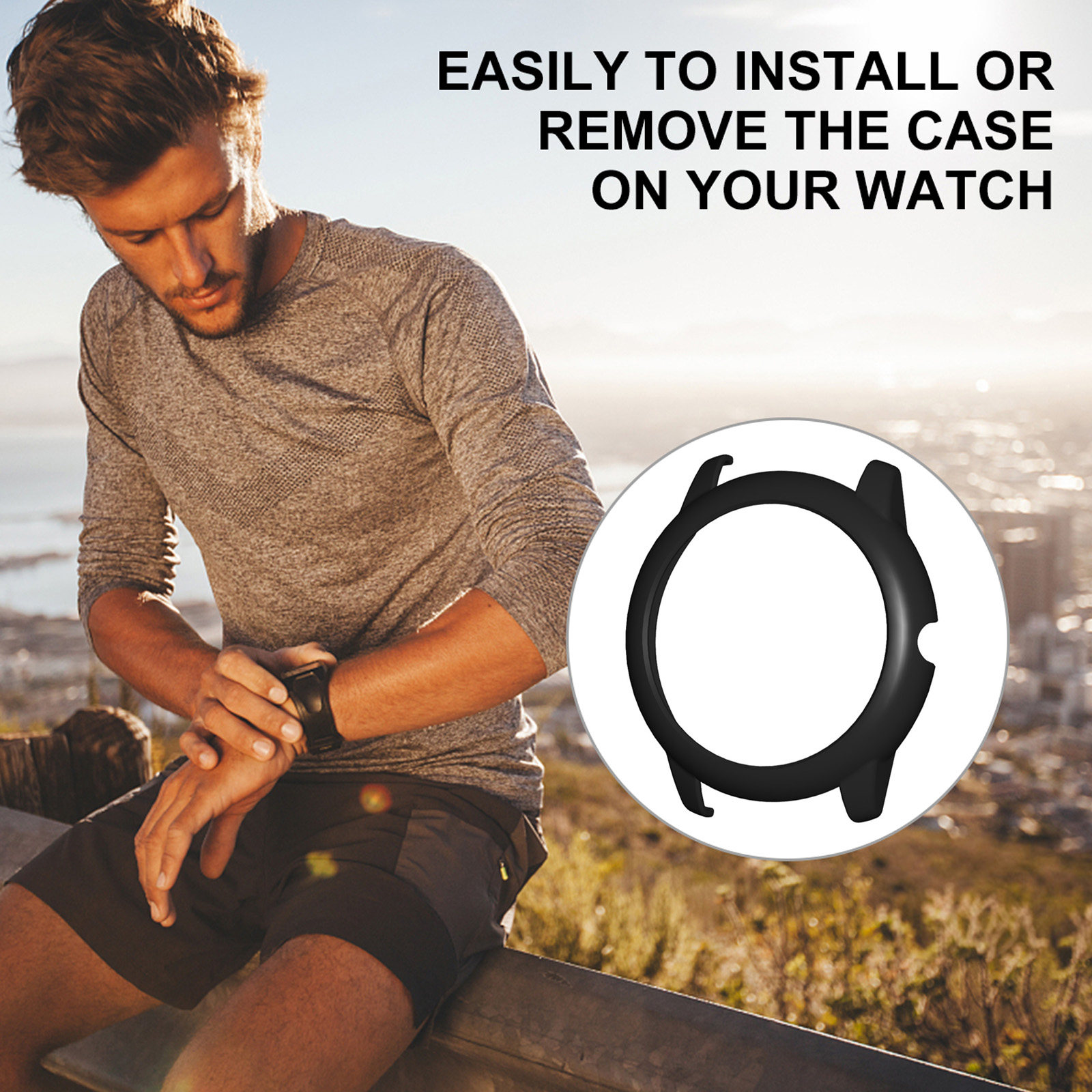 1 pieza de carcasa de reloj de - Smartwatch Case reseña y precio