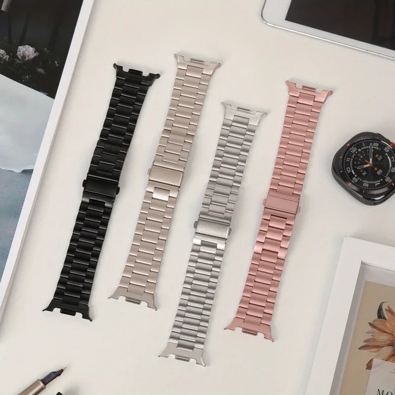 Correa de acero inoxidable par - Titan Smartwatch Accessories reseña y precio