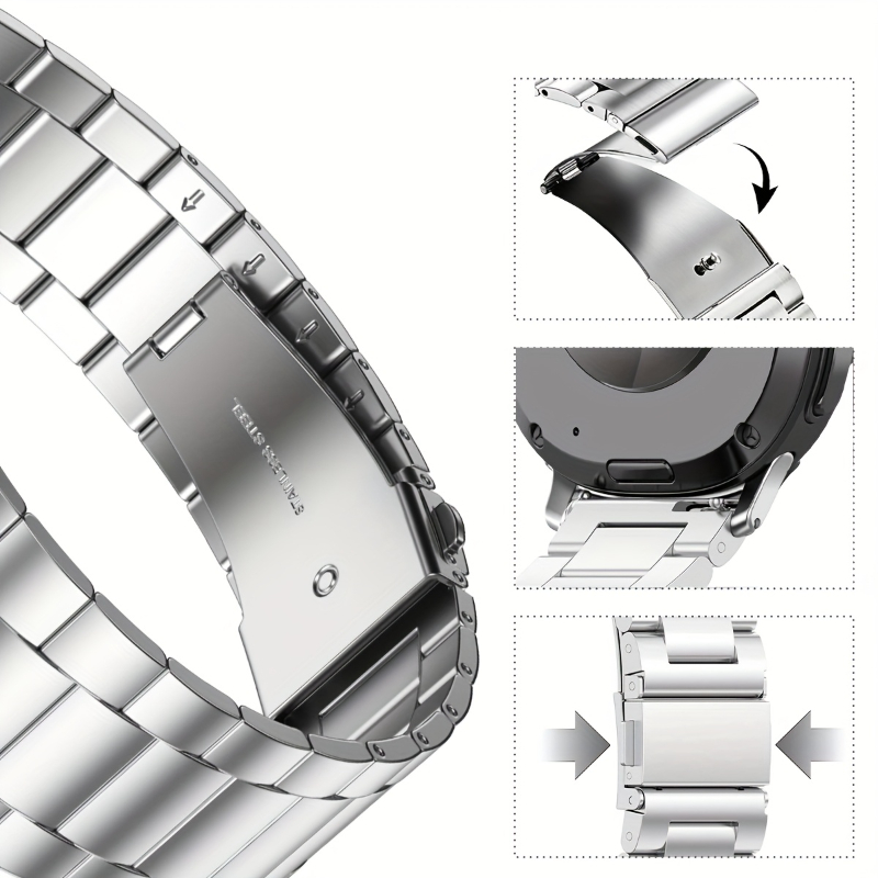 Correa de acero inoxidable par - Titan Smartwatch Accessories reseña y precio