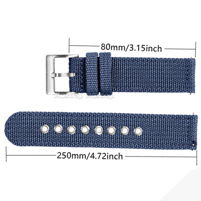 Correa de nailon de 18mm, 20mm - Nylon Nato Strap reseña y precio