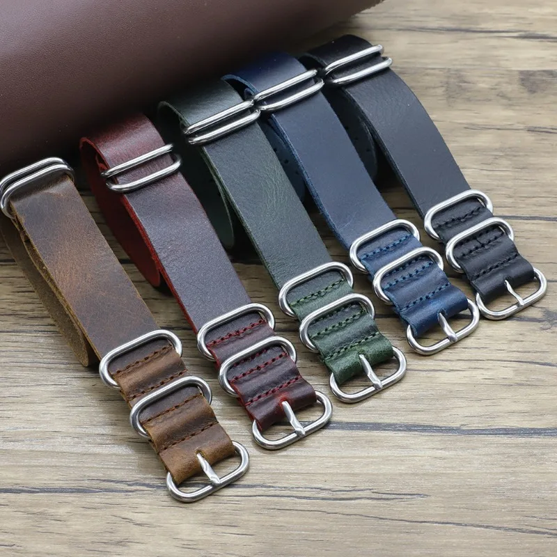 Correas de reloj de cuero genu - Nylon Nato Strap reseña y precio