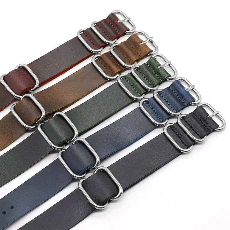 Correas de reloj de cuero genu - Nylon Nato Strap reseña y precio