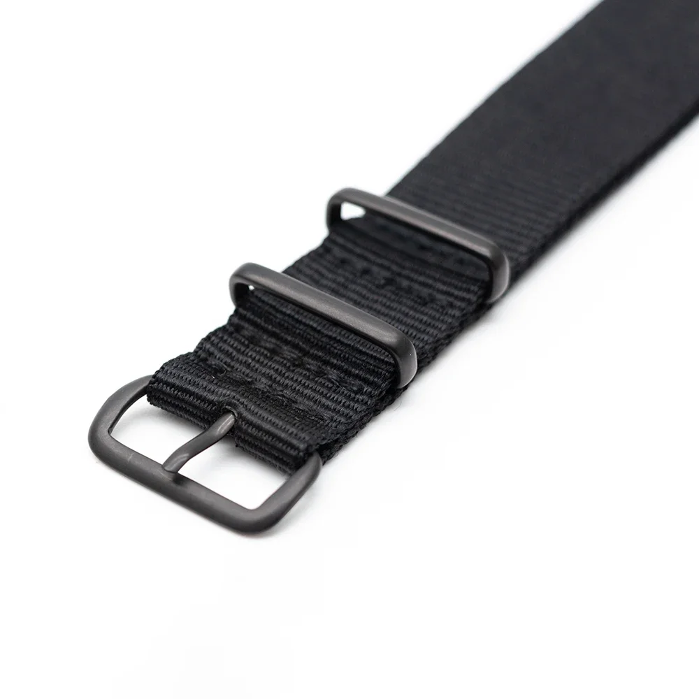 Correa de nailon negra para re - Nylon Nato Strap reseña y precio