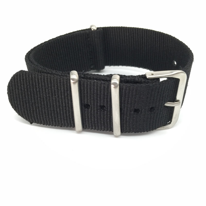 Correa de nailon negra para re - Nylon Nato Strap reseña y precio