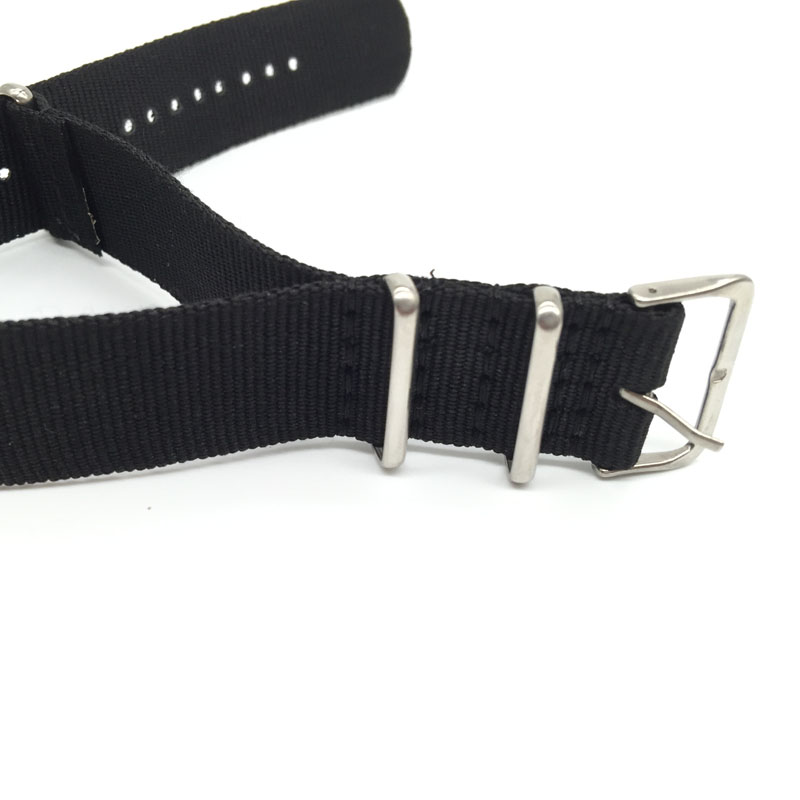 Correa de nailon negra para re - Nylon Nato Strap reseña y precio