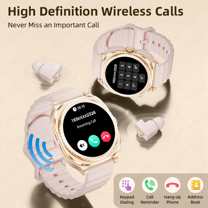 Reloj Inteligente LIGE 2 en 1  - Smartwatch Headset reseña y precio
