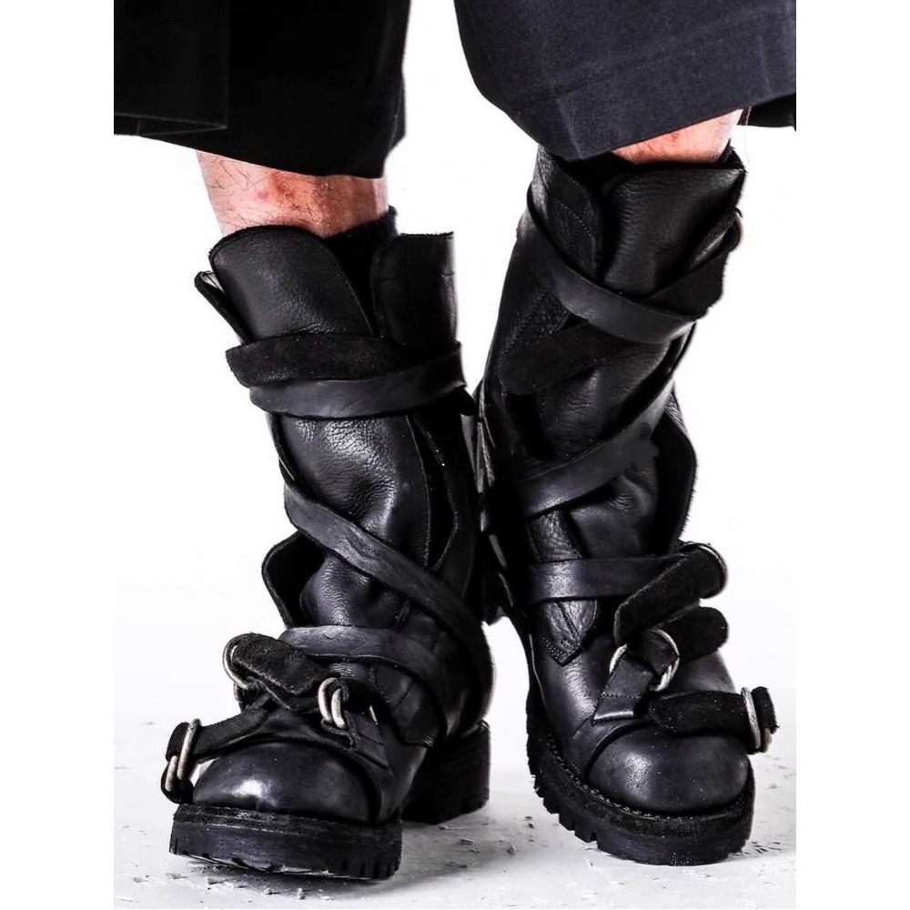 Botas de moto de cuero para ho - Leather Classic Strap reseña y precio