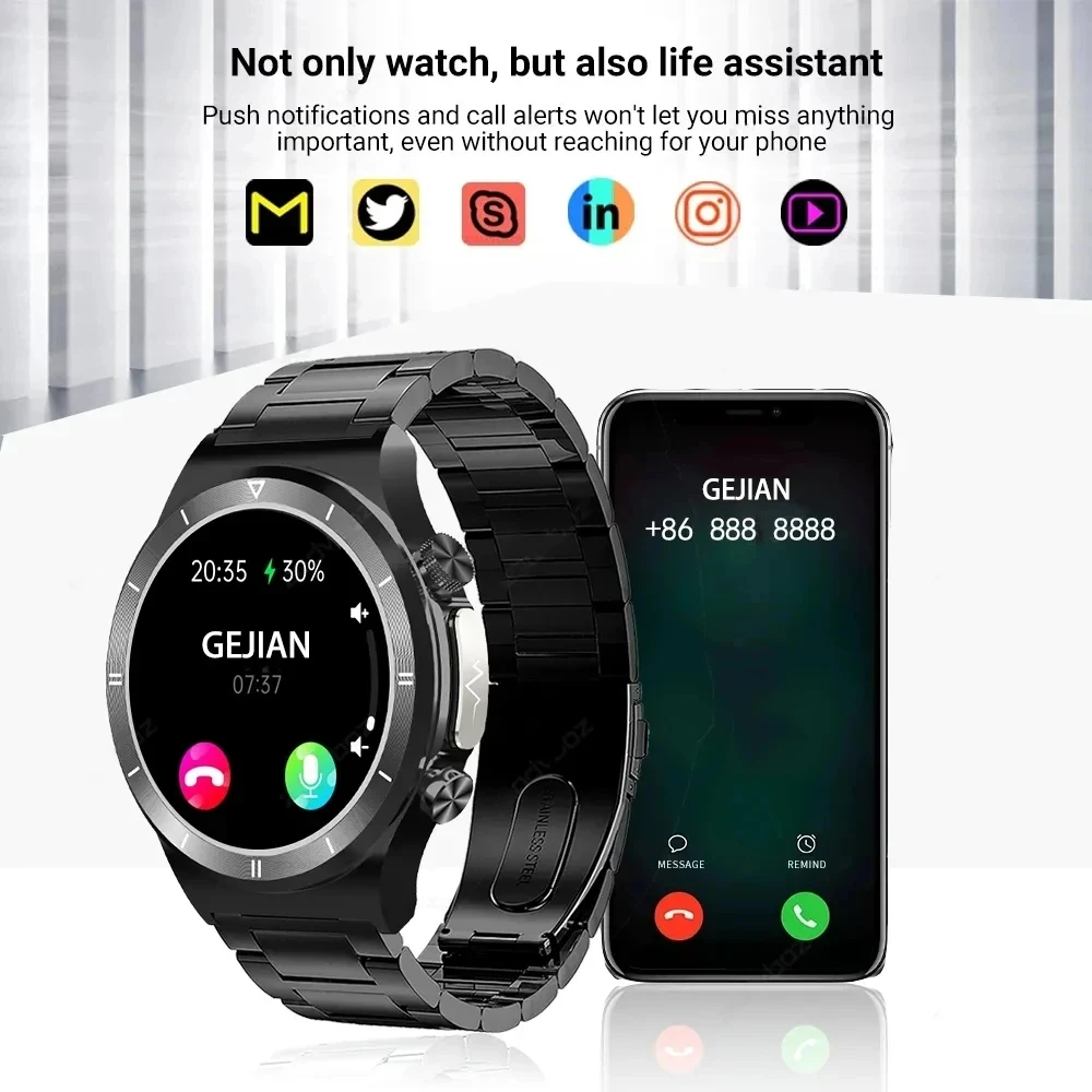 Reloj inteligente ECG GEJIAN c - Smartwatch M Active reseña y precio
